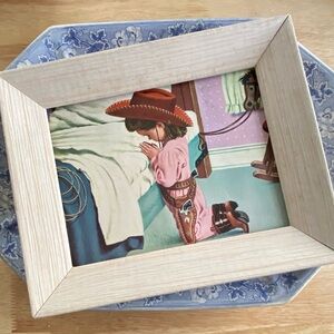 Praying Cowgirl Framed Print